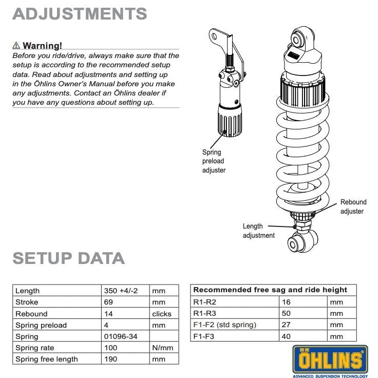 国内在庫あり KA739 OHLINS オーリンズ リアサスペンション Kawasaki