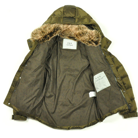 TATRAS Rライン OTTONE マイクロハウンドトゥース ダウンジャケット