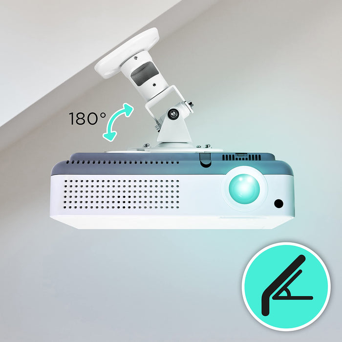 Duronic Projector Mount PB07XB | Bracket Fixing for Ceiling | 10kg