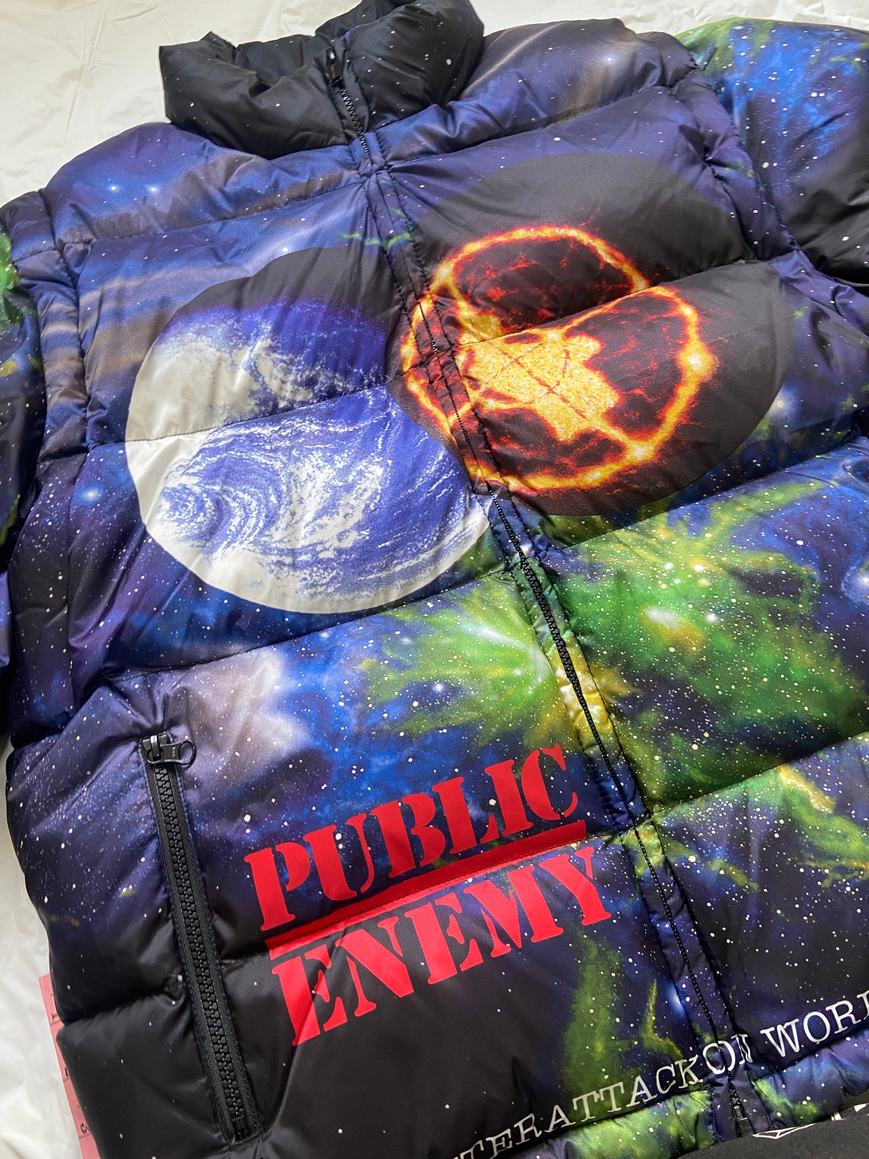 Undercover Supreme public enemy puffer jacket M – Dusty Archive