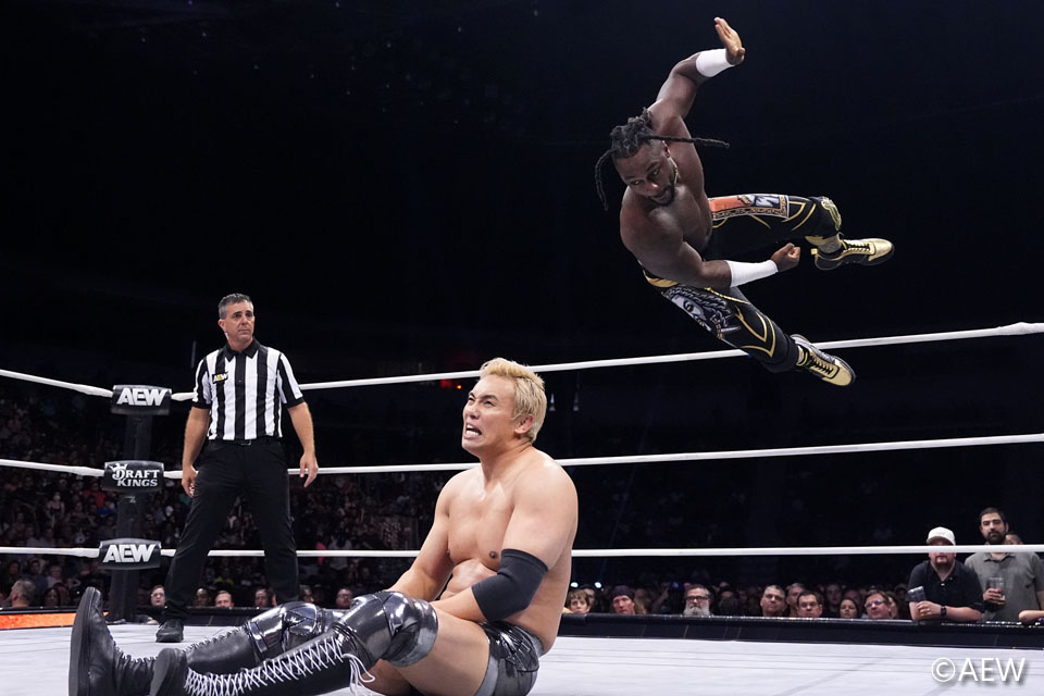 7/18【AEW】オカダがストリックランドと王者対決も反則裁定 ブラッド