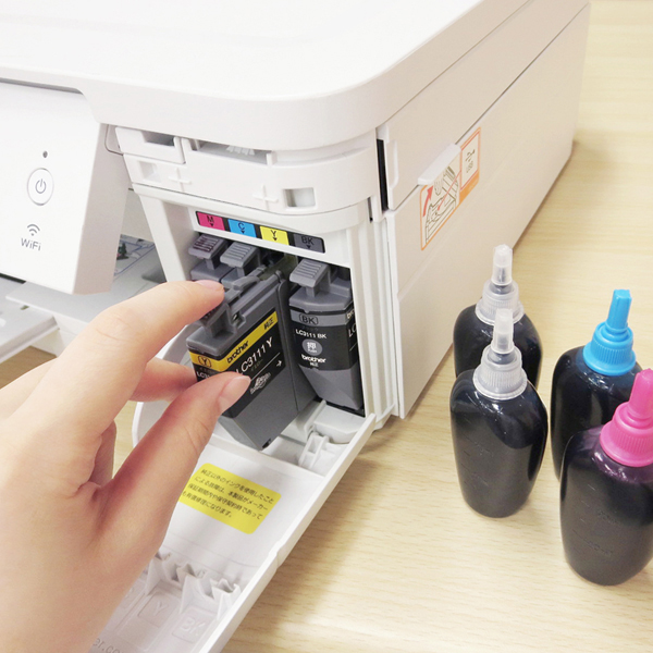 LC3119-4PK BR社 純正用詰め替えインク ビギナーセット 30ml×5本 MFC