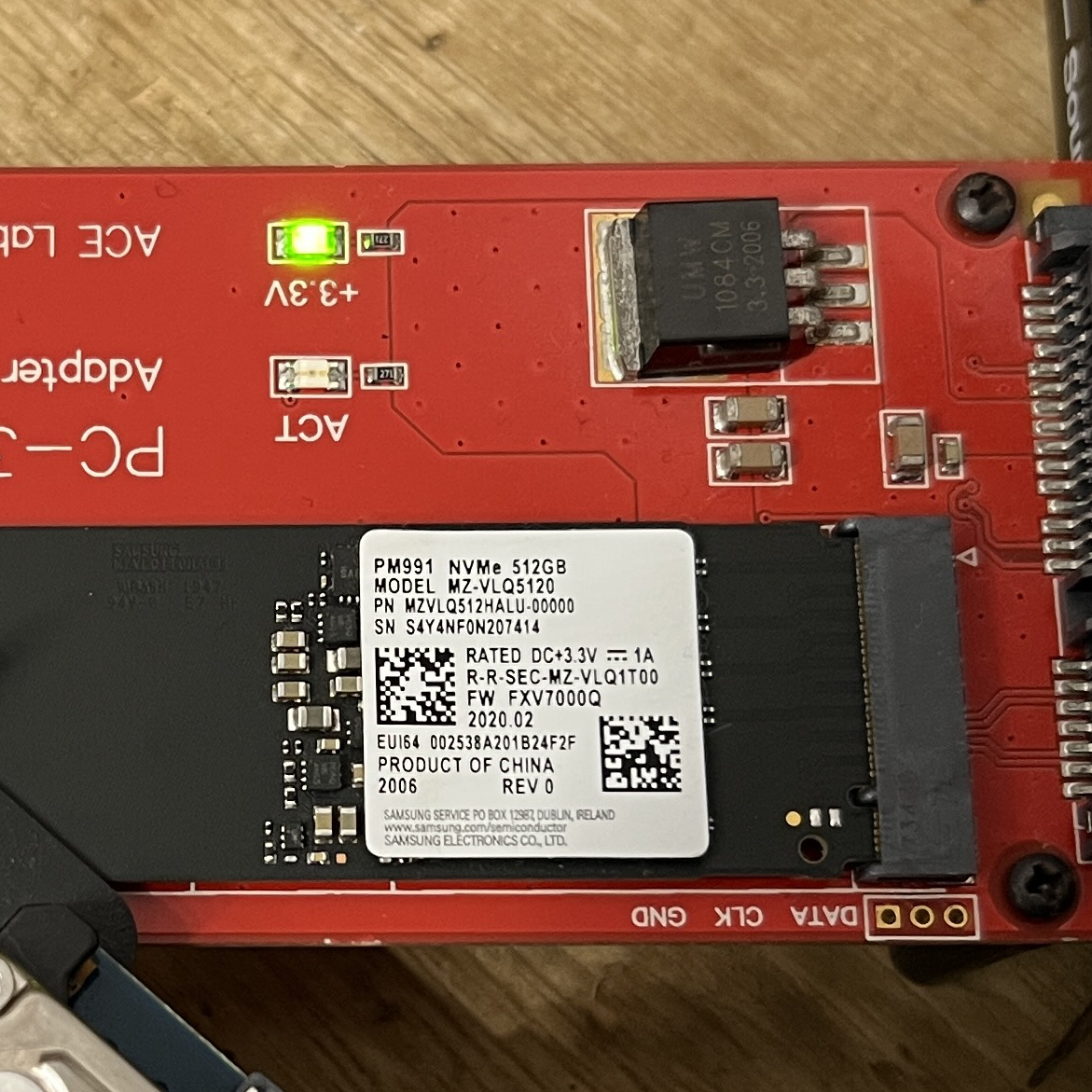 dynabook G6 P2G6MBBL カバンの中で水濡れ SSD不良で起動しない データ救出