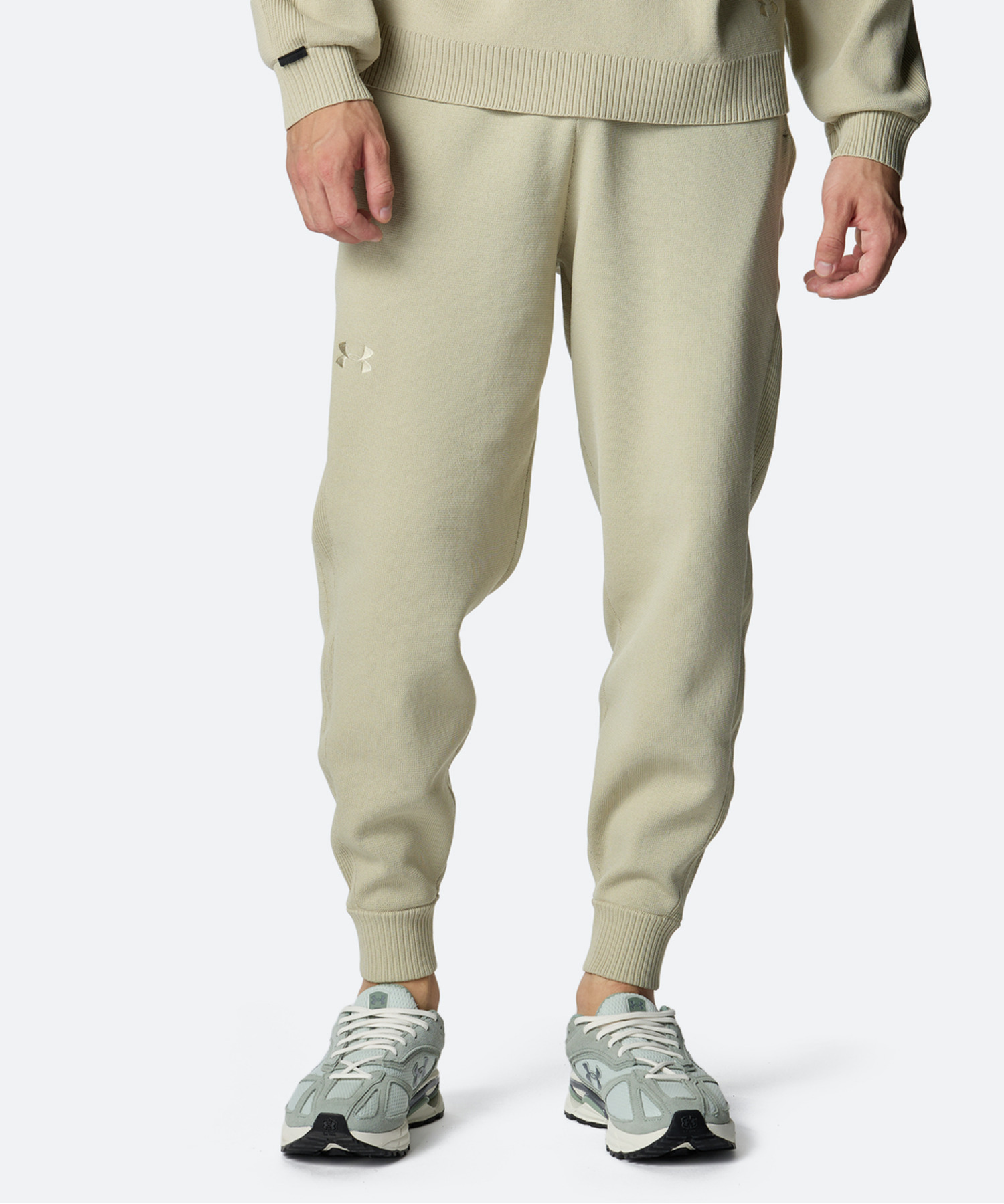 アンダーアーマー公式】 UAアイコンフリース メタリック ロゴ パンツ