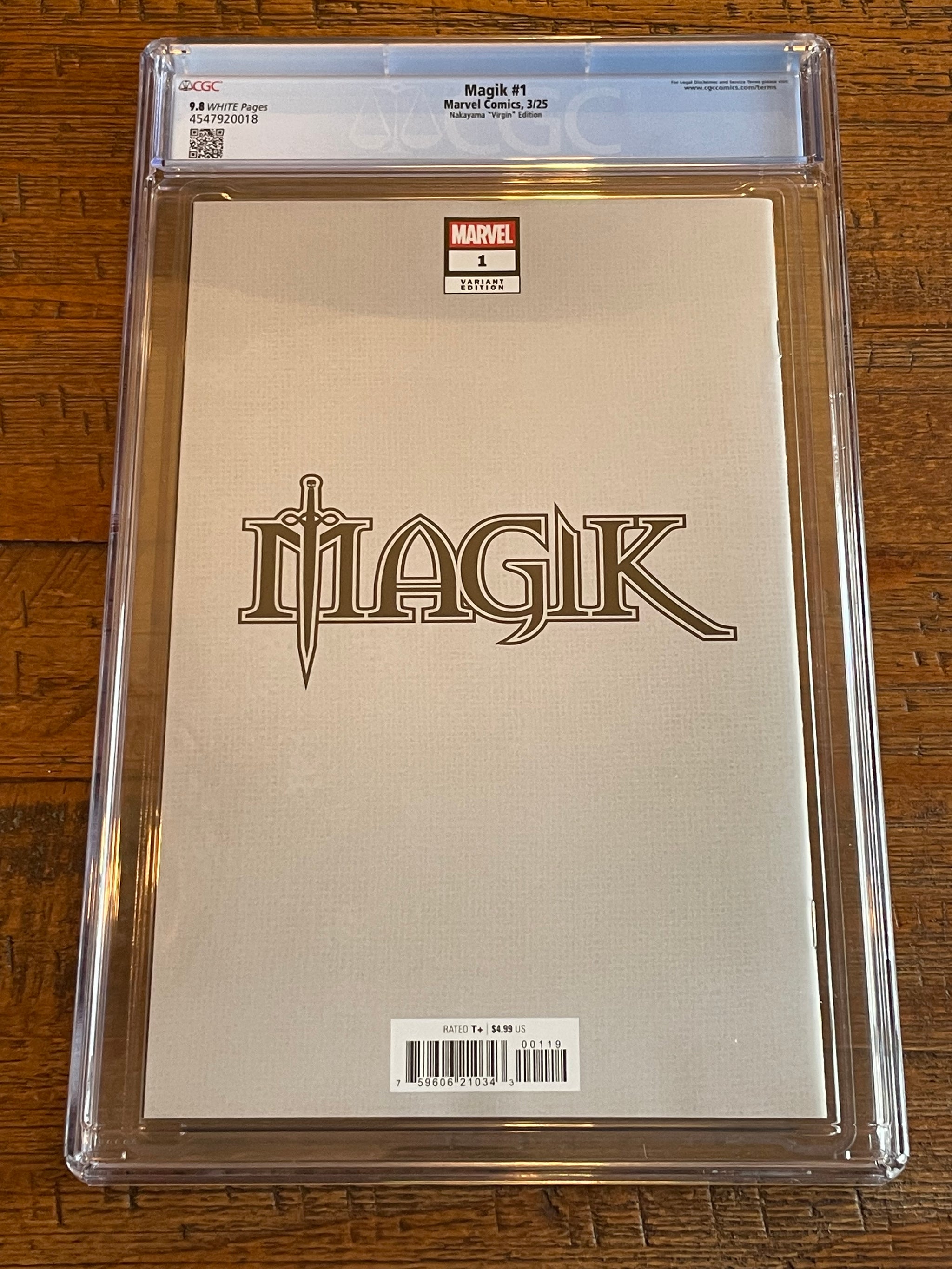 MAGIK #1 CGC 9.8 DAVID NAKAYAMA 1:200 RI INC 