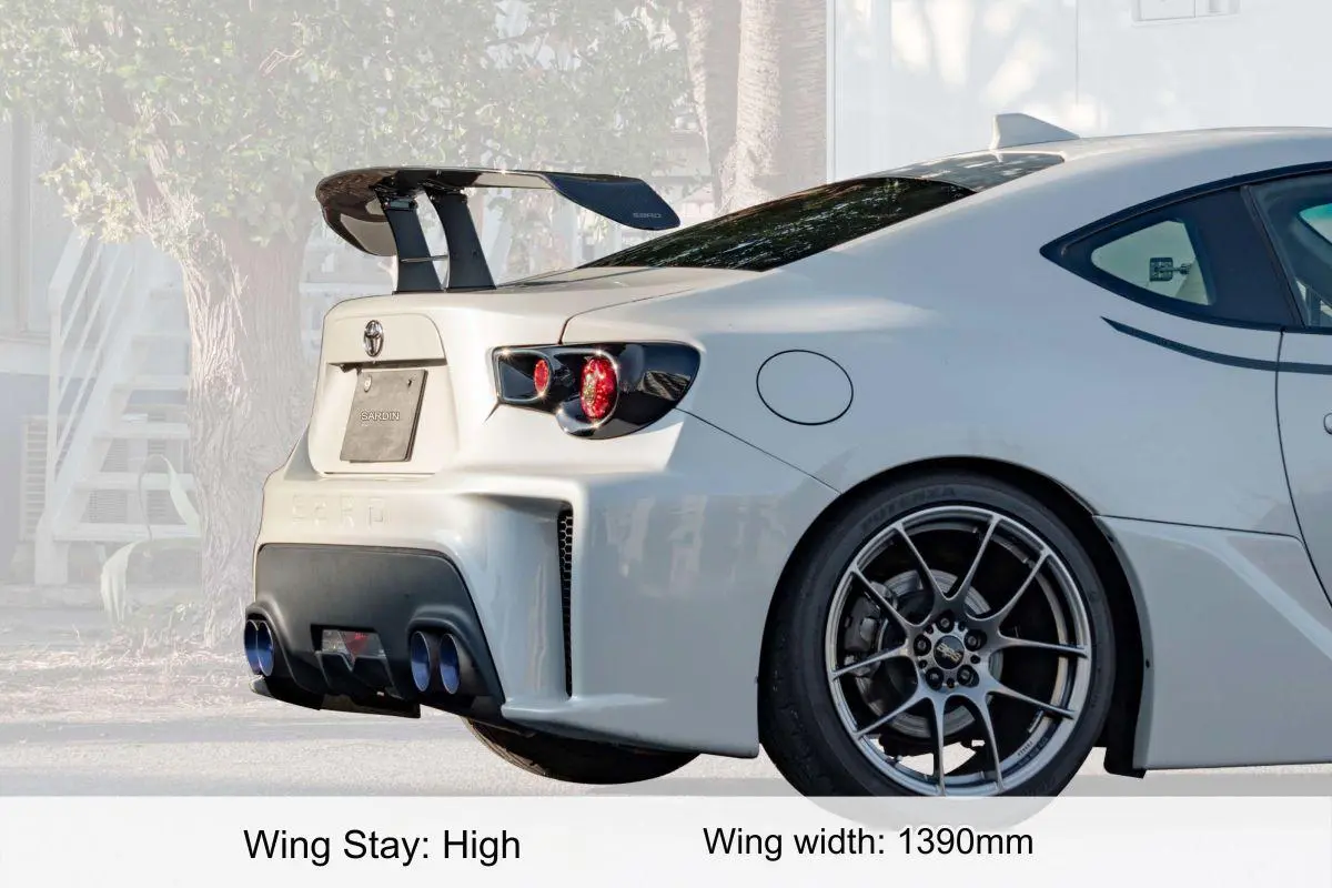 SARD LSR TYPE L CARBON WING for GR 86 - Genuine Japanese Car Parts