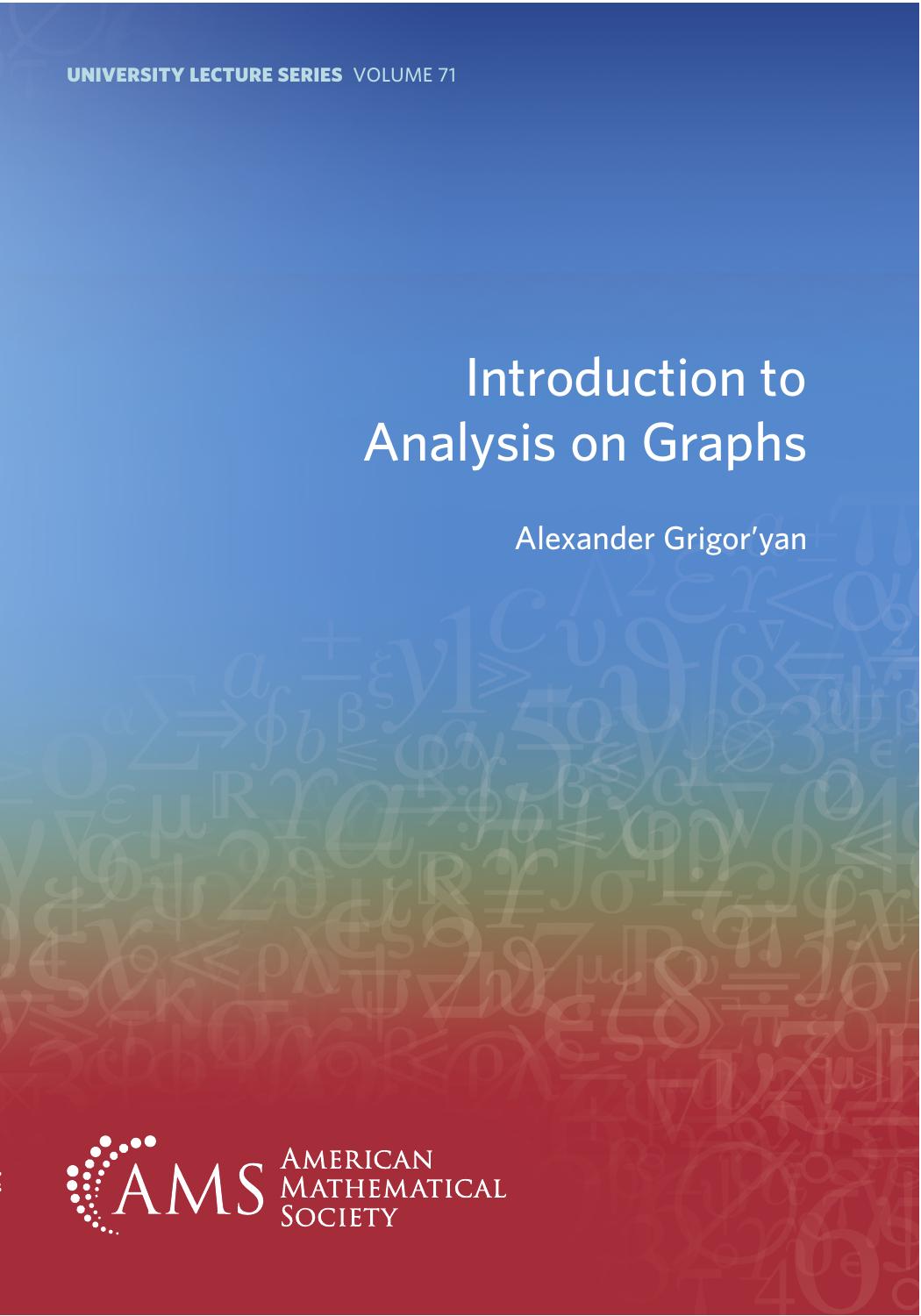 Introduction to Analysis on Graphs