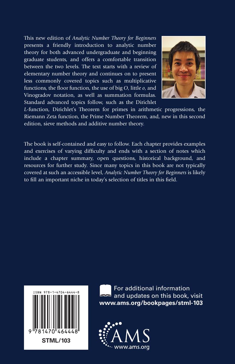 Analytic Number Theory for Beginners: Second Edition