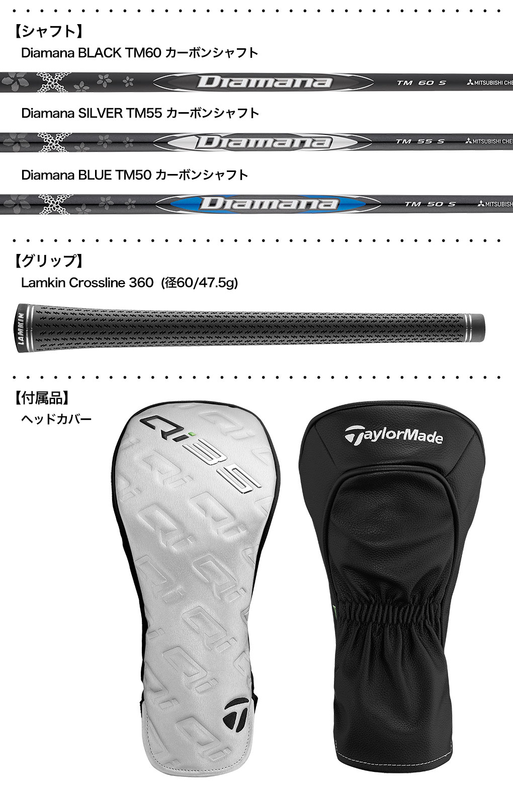 テーラーメイド Qi35 DRIVER ドライバー メンズ 右用 Diamana Black