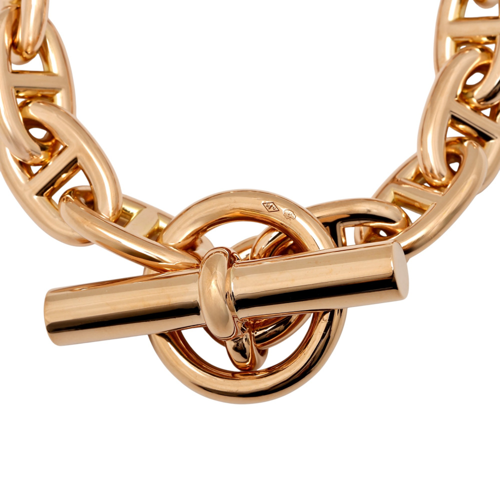 未使用] エルメス シェーヌダンクル MM 14コマ J420549 ブレスレット