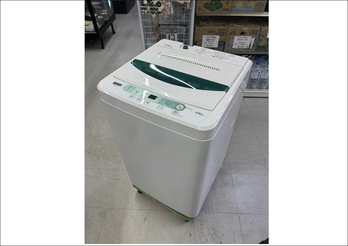 ★美品 中古★YAMADA 4.5㎏ 洗濯機【YWM-T45H1】G0PU 中古 洗濯機 4.5kg ヤマダ電機 YWM-T45G1 2020年製造 全自動 槽洗浄