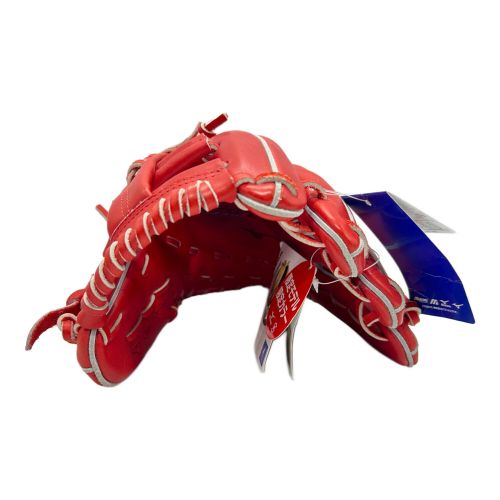 MIZUNO (ミズノ) 硬式グローブ レッド ケース付 Global Elite 内野用