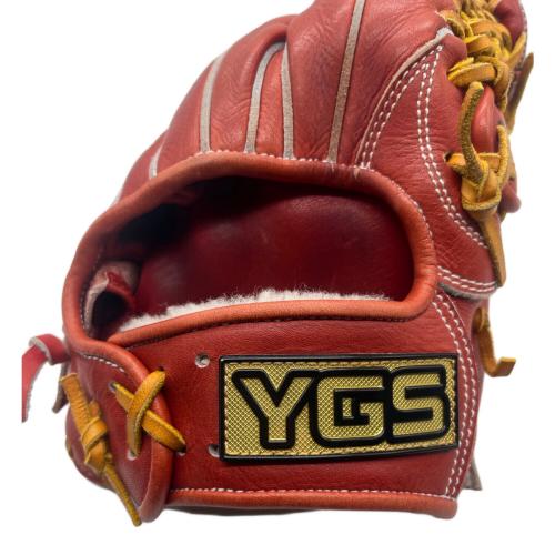 YGS (山本グラブスタジオ) 硬式グローブ 約27.5cm レッド 内野用 EA3