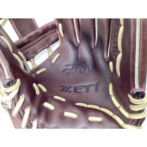 ZETT (ゼット) 硬式グローブ ブラウン PROSTATUS 内野用 BPG-PRO