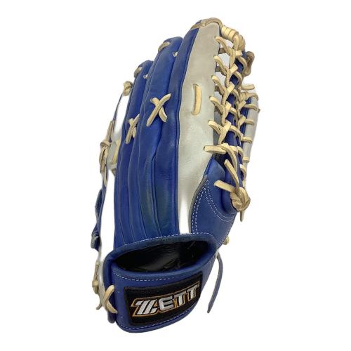ZETT (ゼット) 軟式グローブ ブルー DYNAMIC LEAGUERS 外野用