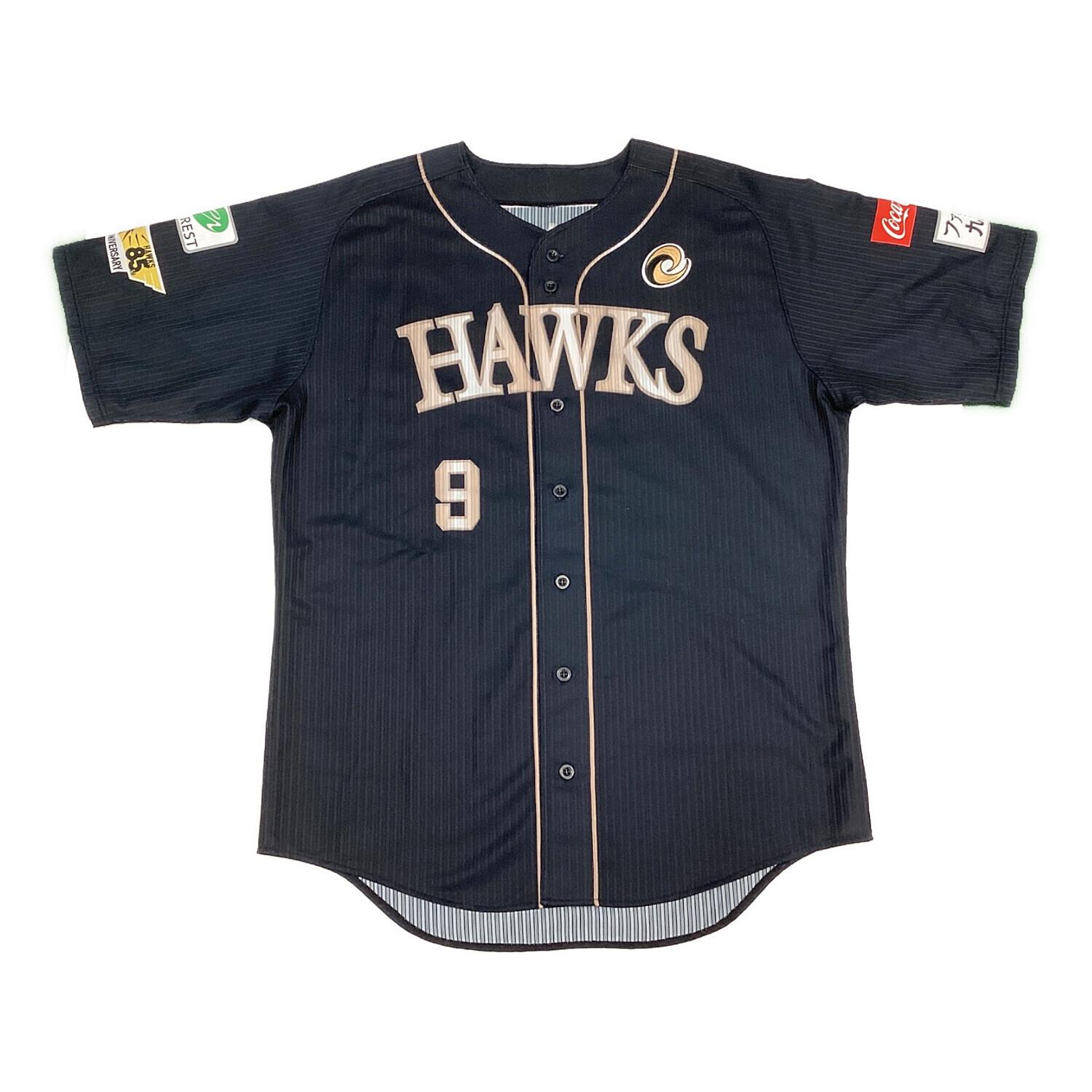 福岡ソフトバンクホークス 柳田悠岐【9】キャプテンマーク付 NPBマーク