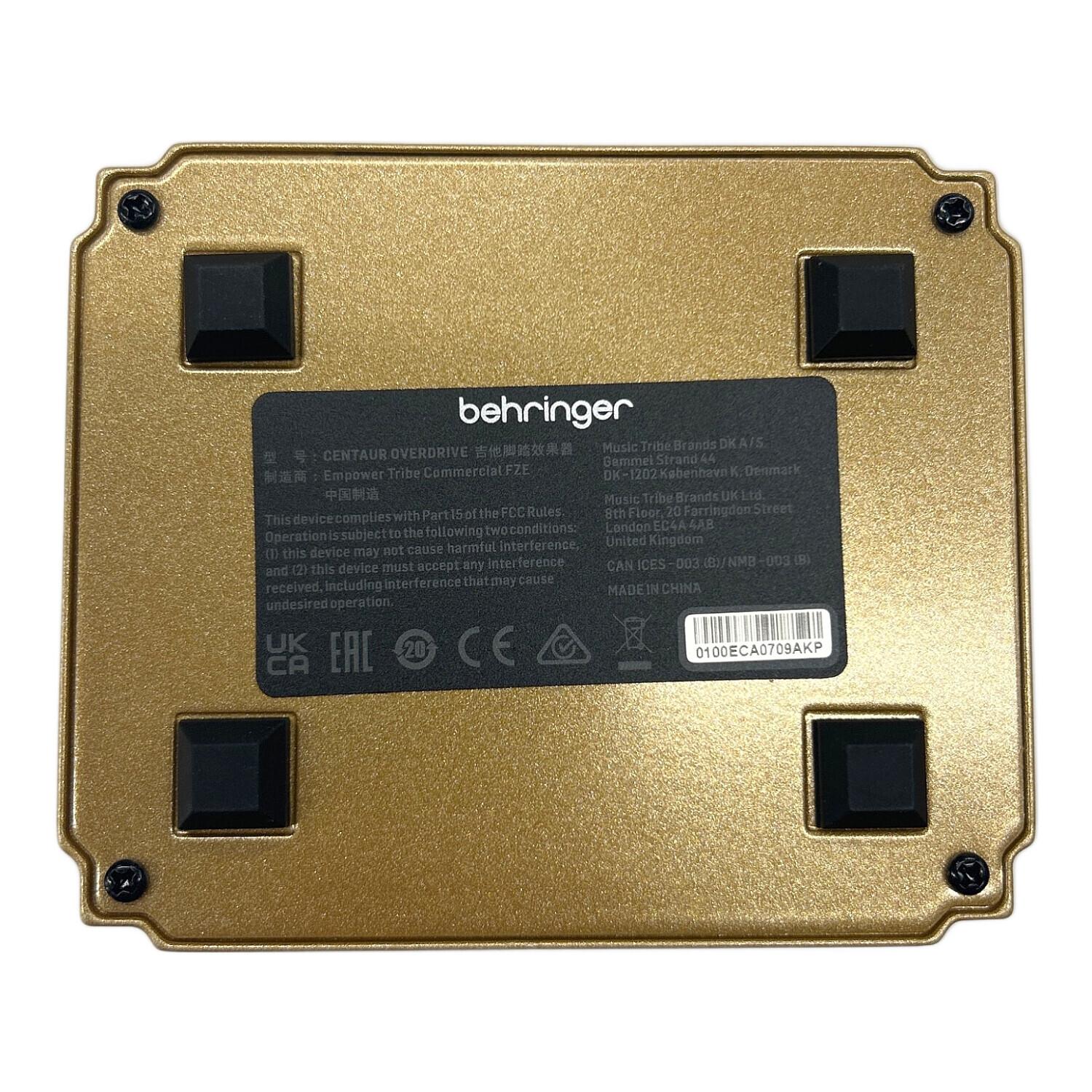 BEHRINGER (ベリンガー) オーバードライブ CENTAUR OVERDRIVE 旧