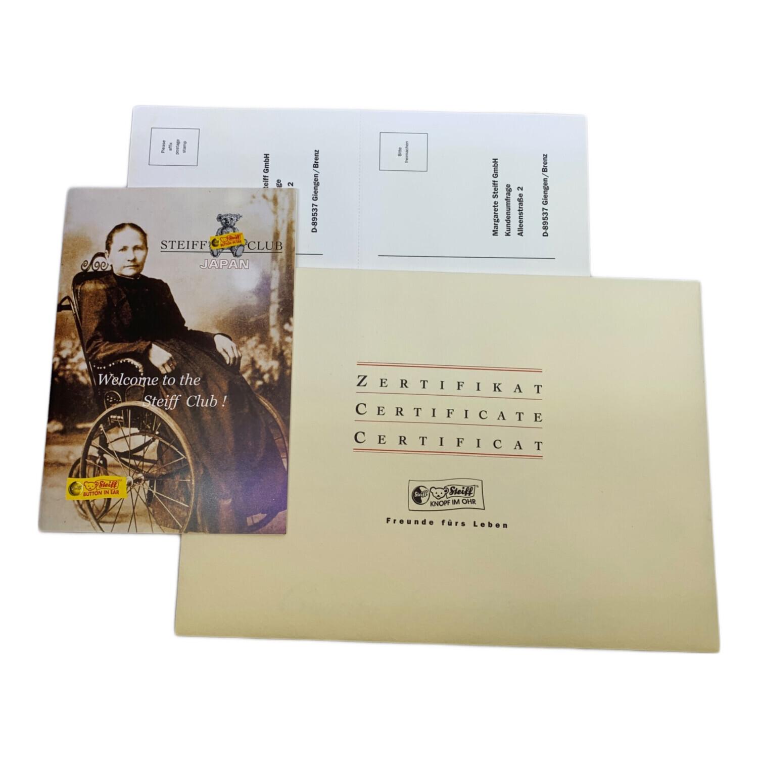 Steiff (シュタイフ) ヌイグルミ 2002年 100周年記念 日本限定1500体