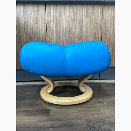 Ekornes (エコーネス) チェア ライトブルー オットマン付 限定カラー