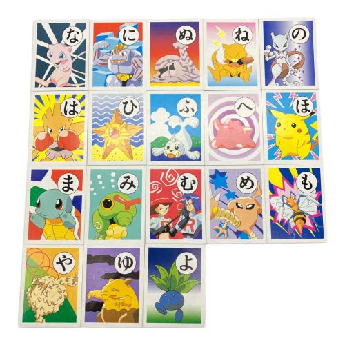 トミー ポケットモンスター 3倍あそべる！ かるた カードゲーム ※現状