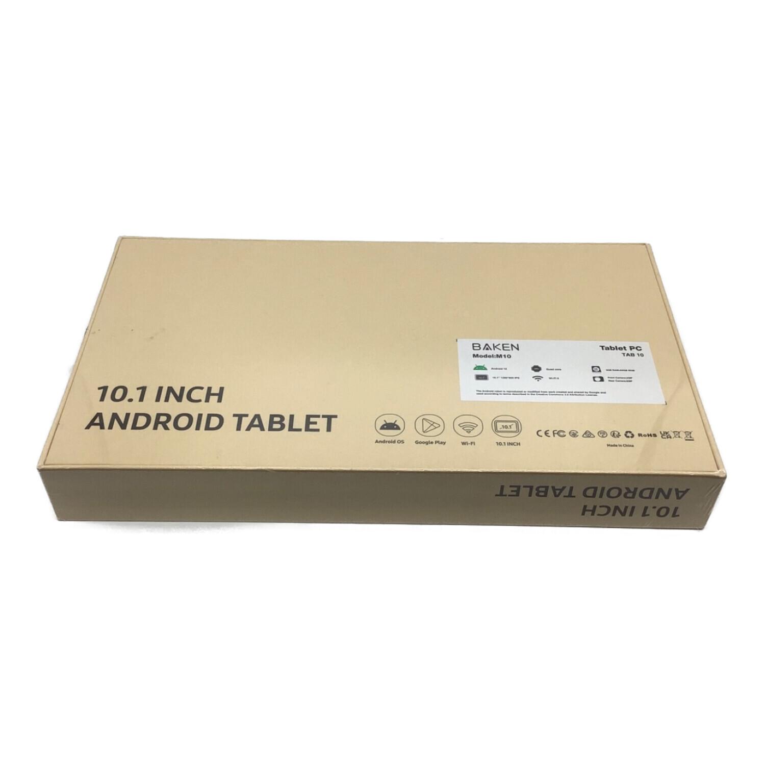 BAKEN タブレット M10 Wi-Fiモデル Android12 10.1インチ｜トレファク