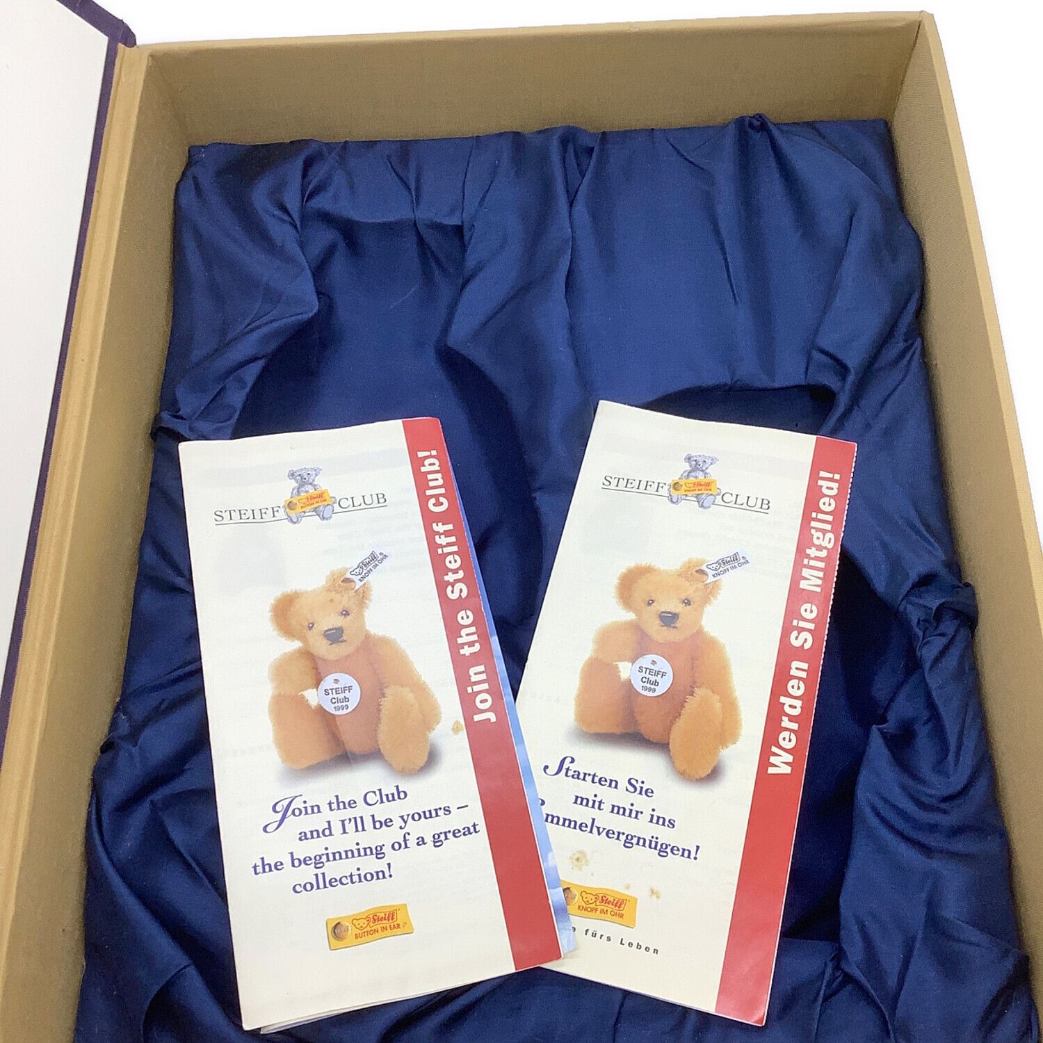 Steiff (シュタイフ) ヌイグルミ Hello 2000/Good-Bye 1999 ミレニアム