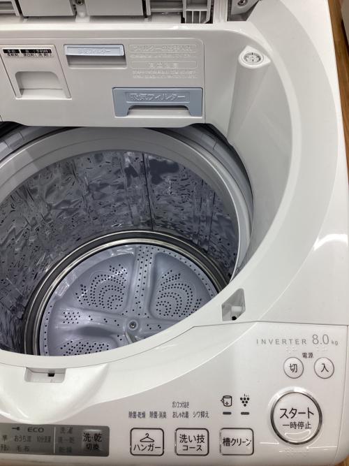 SHARP (シャープ) 縦型洗濯乾燥機 ES-TX8J 2025年製｜トレファクONLINE