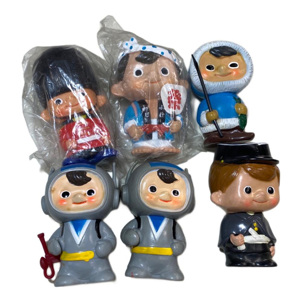 富士銀行 レトロソフビ貯金箱セット 6Pセット ボクちゃん｜トレファク