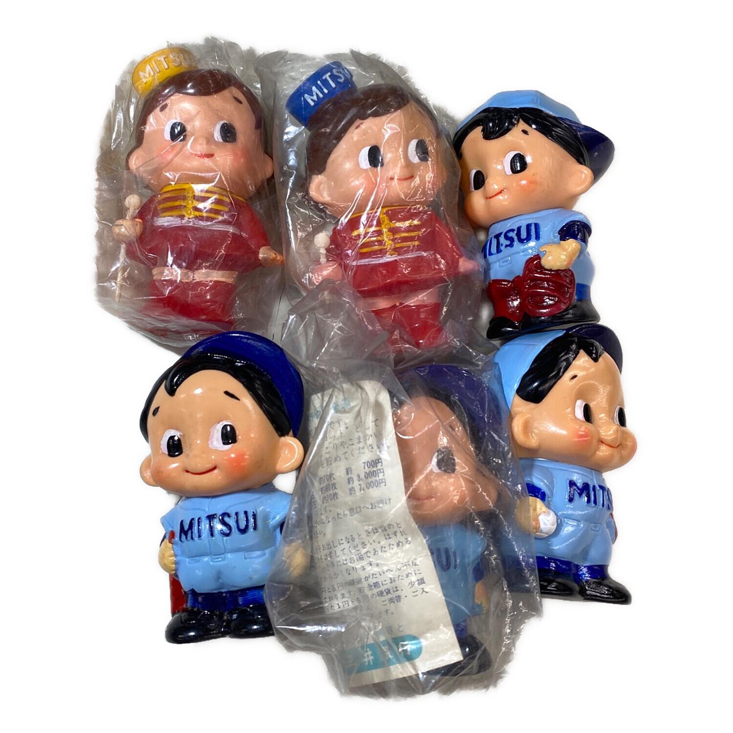 三井銀行 レトロソフビ貯金箱セット 6Pセット｜トレファクONLINE