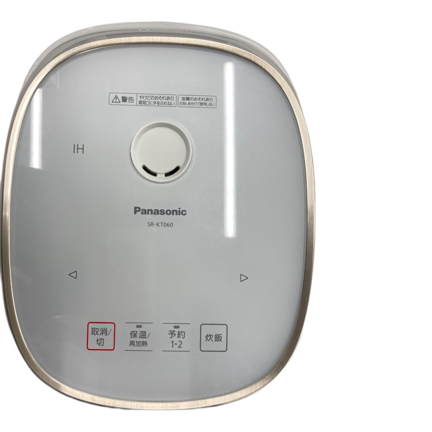 Panasonic (パナソニック) IH炊飯ジャー SR-KT060 2024年製 3合(0.54L