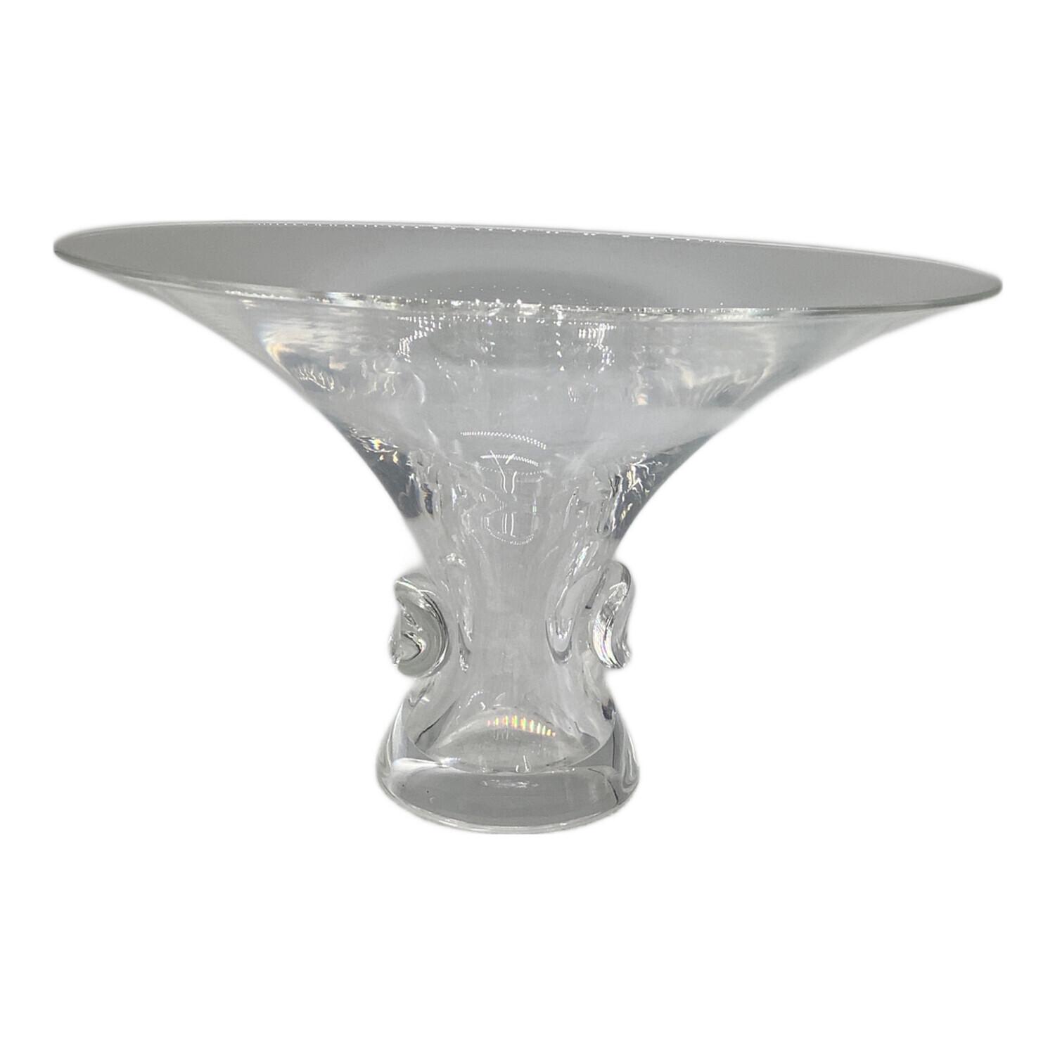 STEUBEN GLASS (スチューベン・グラス・ワークス) 足付コンフォート皿