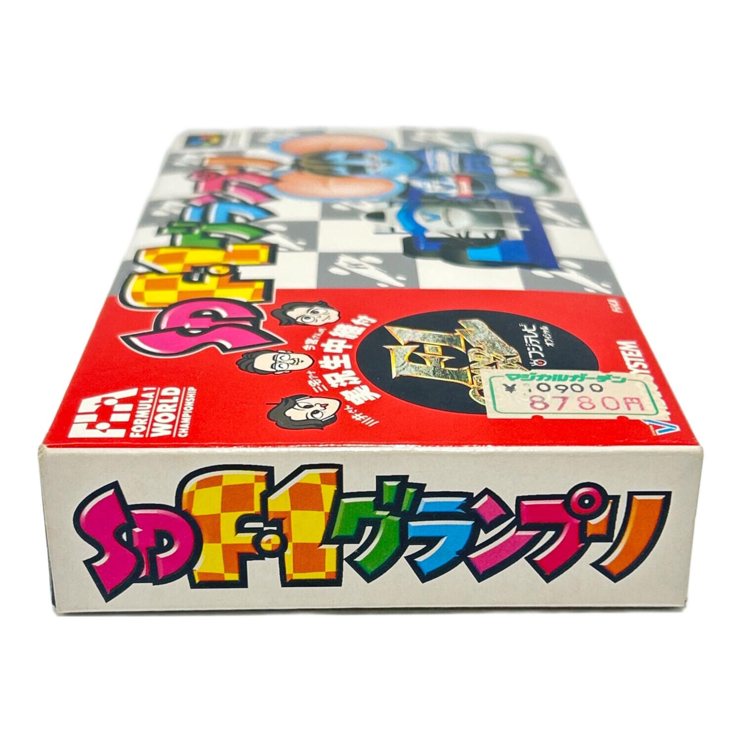 スーパーファミコン用ソフト 箱多少の傷み有り SD F1グランプリ