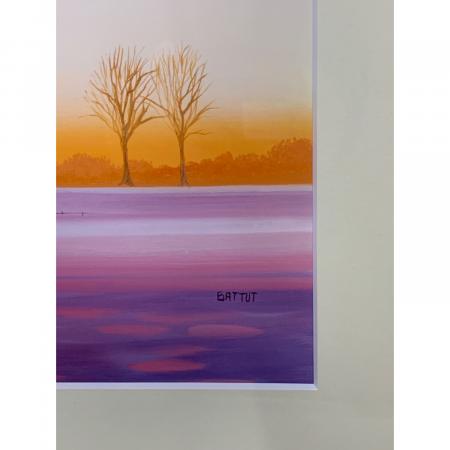 ミッシェル・バテュ 白い恋人達 絵画｜トレファクONLINE