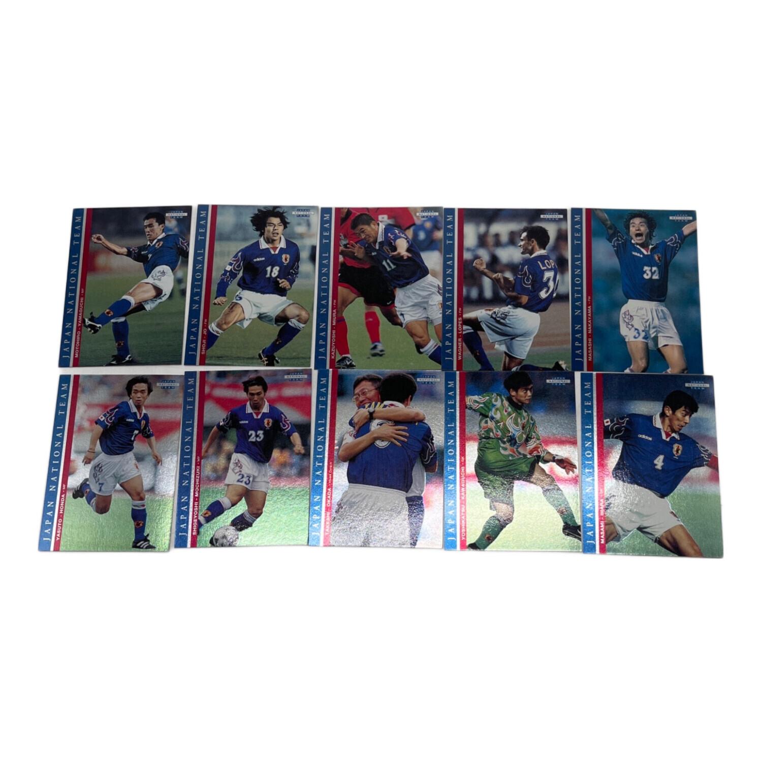 サッカー日本代表オフィシャルカード 1998年・39種類 Jリーグフォト