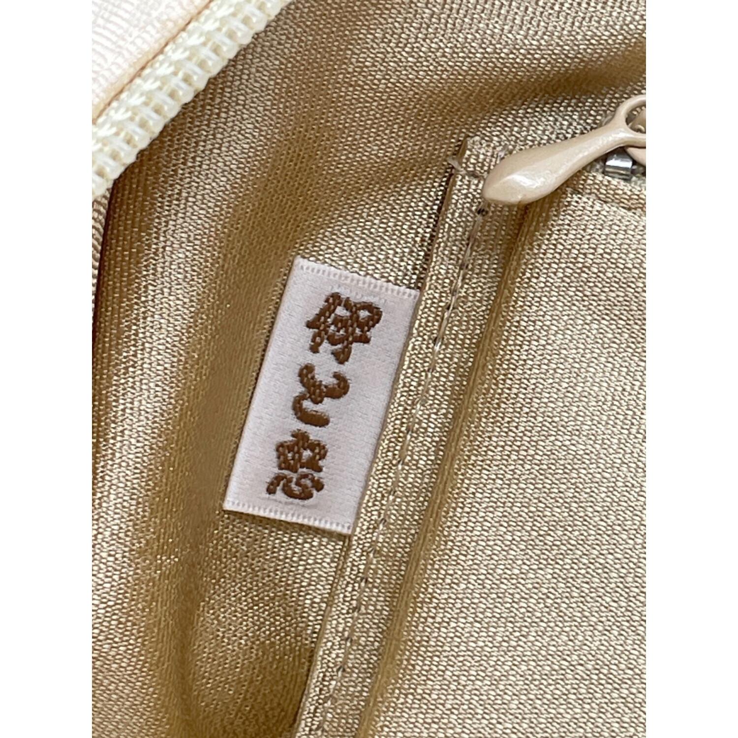 伊と忠 和装バッグ 利休バッグ ベージュ 花菱｜トレファクONLINE