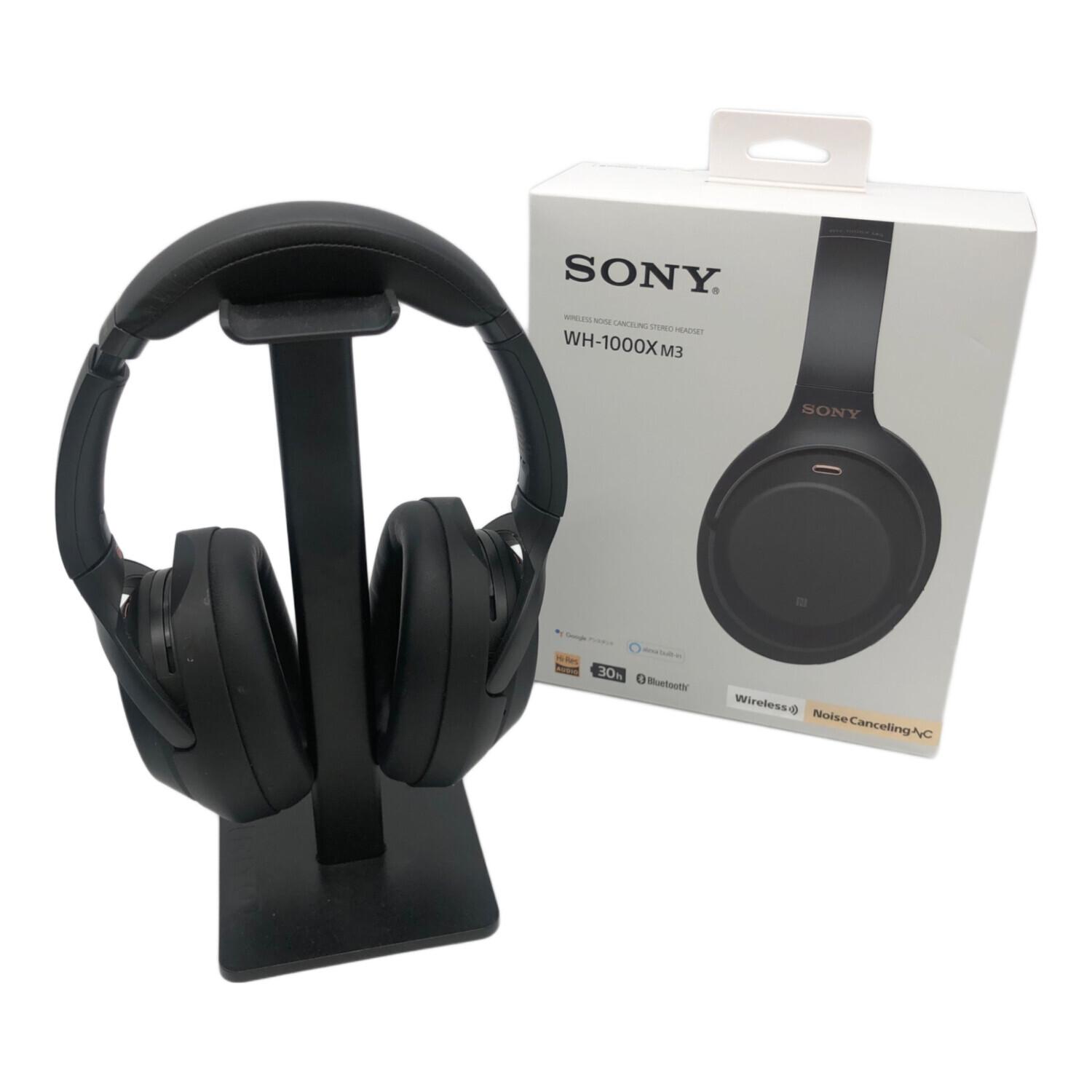 SONY WH-1000X M3 ワイヤレスヘッドホン ブラック SONY WH-1000XM3 (B