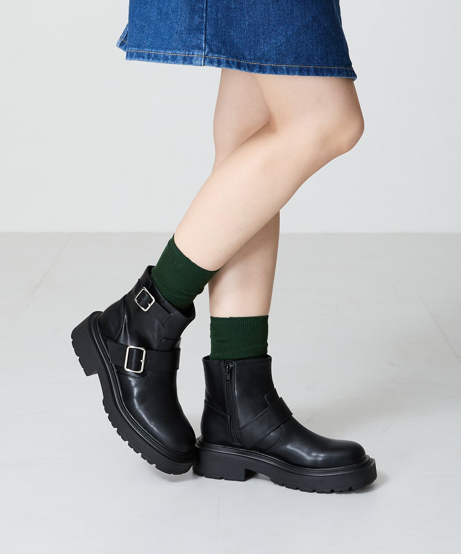 ダブルベルトエンジニアショートブーツ/41423 – ORIENTALTRAFFIC