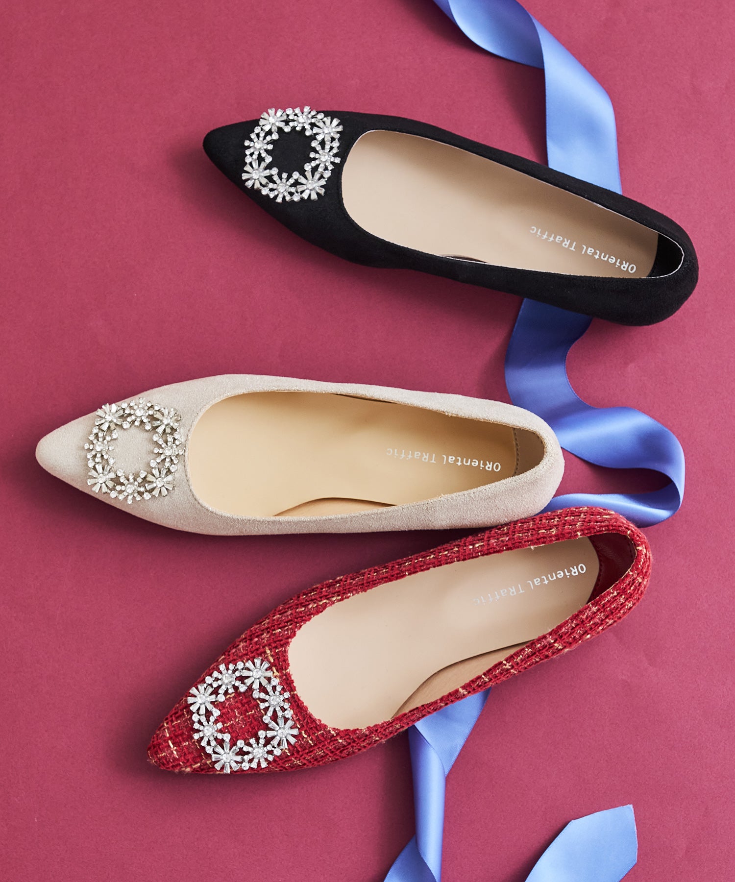 ビジューフラットパンプス/41306 – ORIENTALTRAFFIC