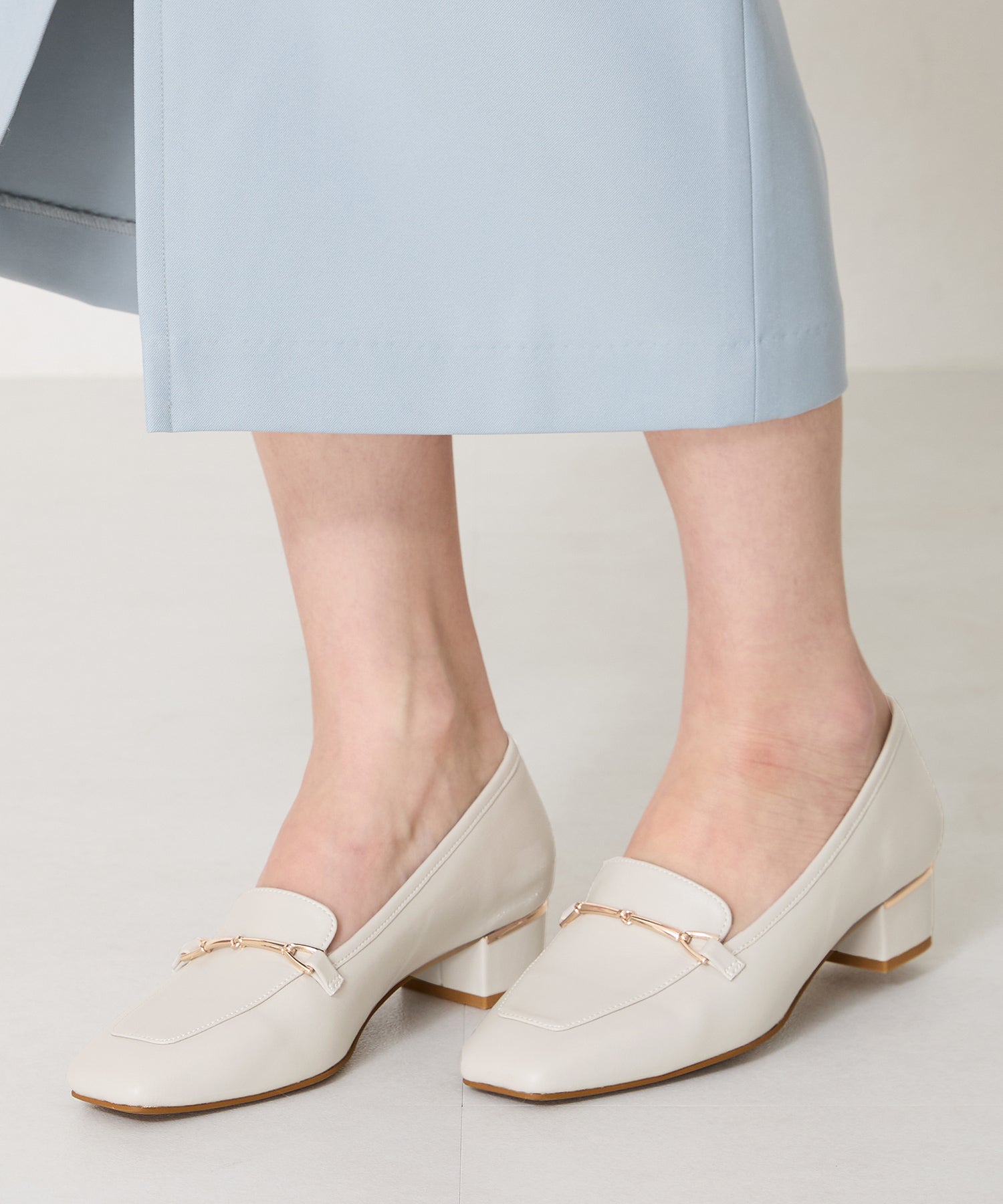 メタリックラインビットヒールローファー/52101 – ORIENTALTRAFFIC