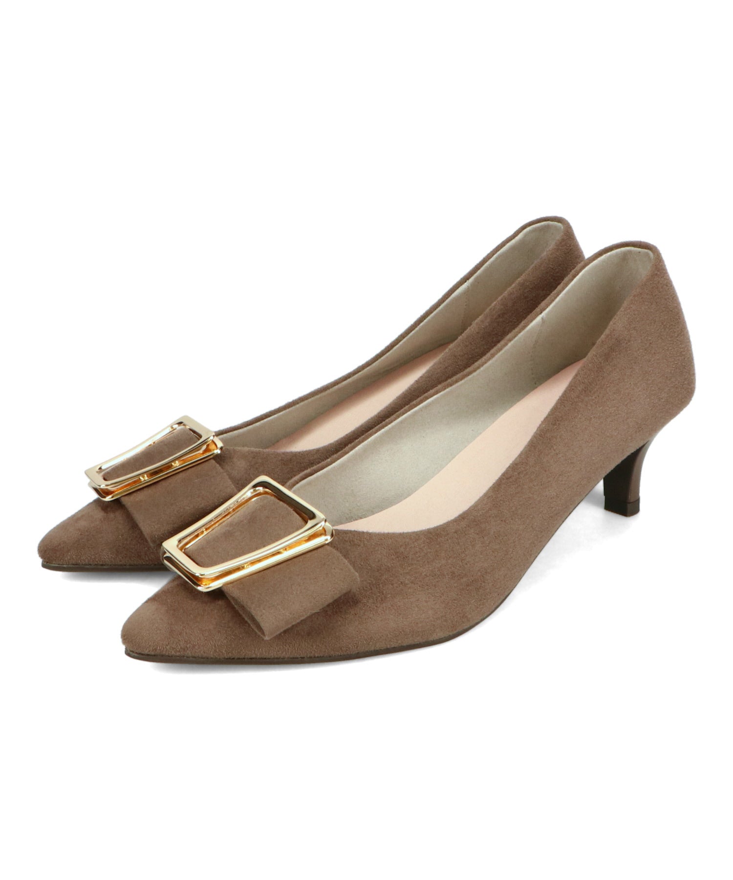 カタログ掲載アイテム】2wayリボンモチーフヒールパンプス/52312