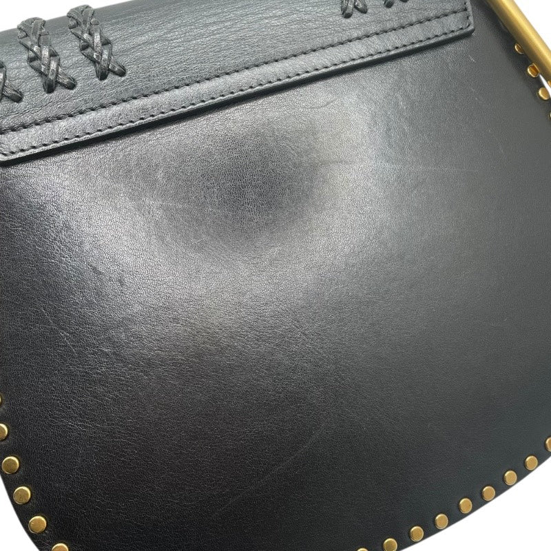 クロエ Chloe ハドソンショルダーバッグ ブラック ゴールド金具 レザー