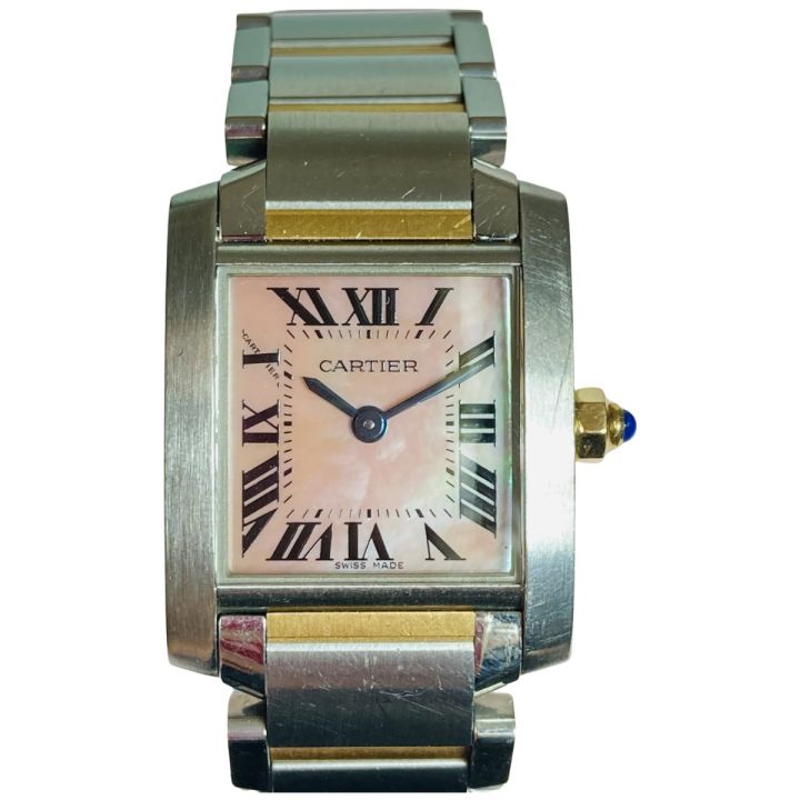 Cartier カルティエ タンクフランセーズSM レディース クォーツ 腕時計
