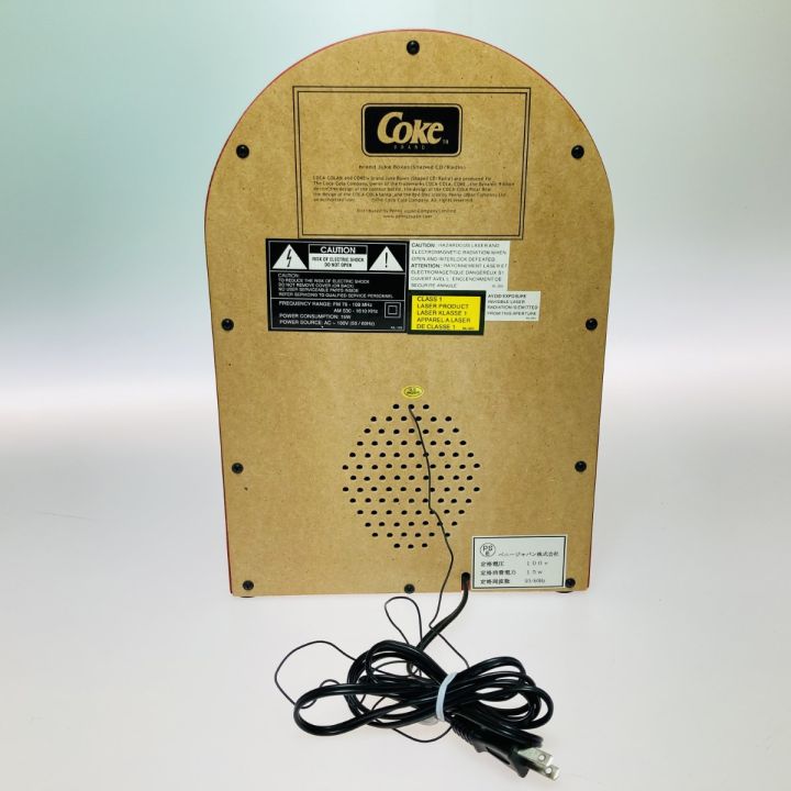 Coca Cola コカ・コーラ JUKE BOX ジュークボックス CD再生不可