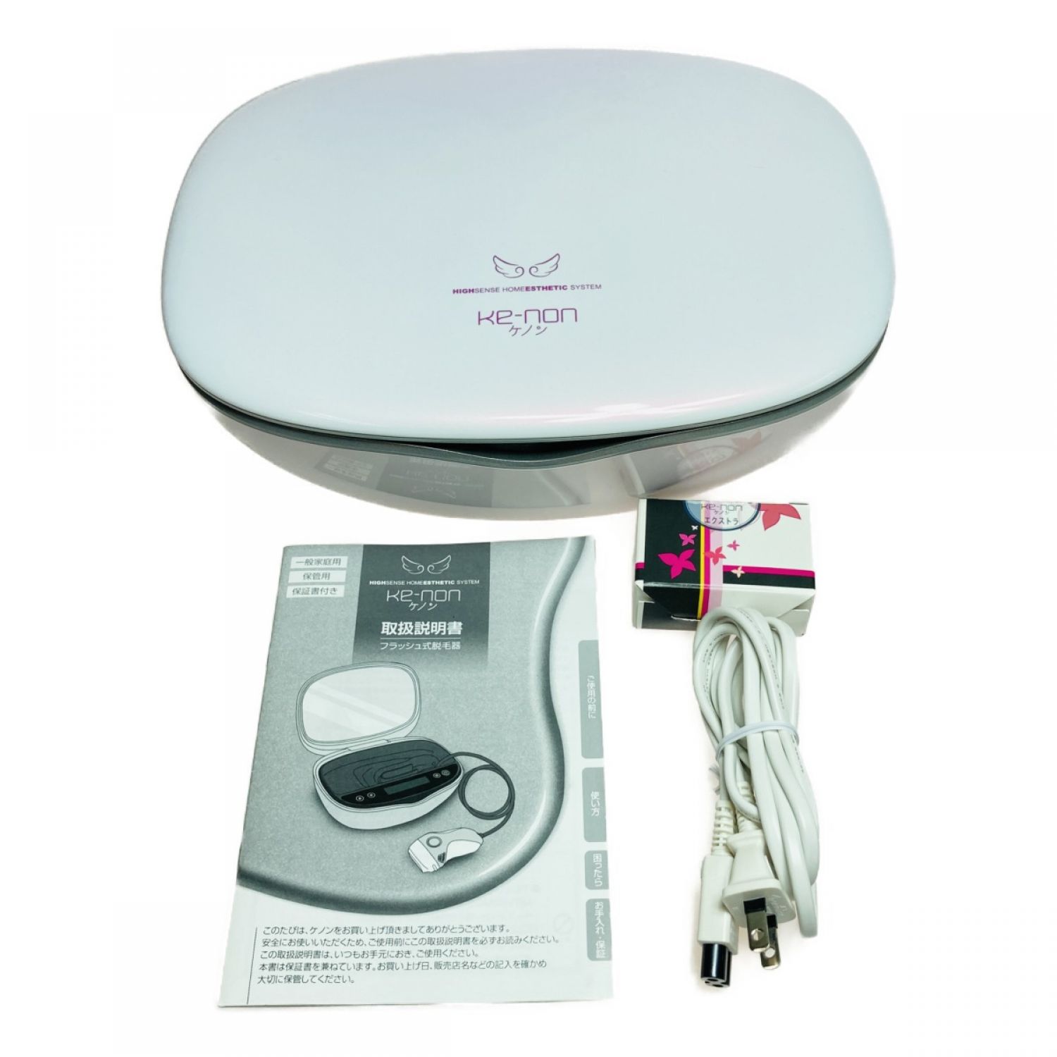 家庭用脱毛器 ケノン DK8W-0072339 家庭用脱毛器 ke-non ストア ケノン