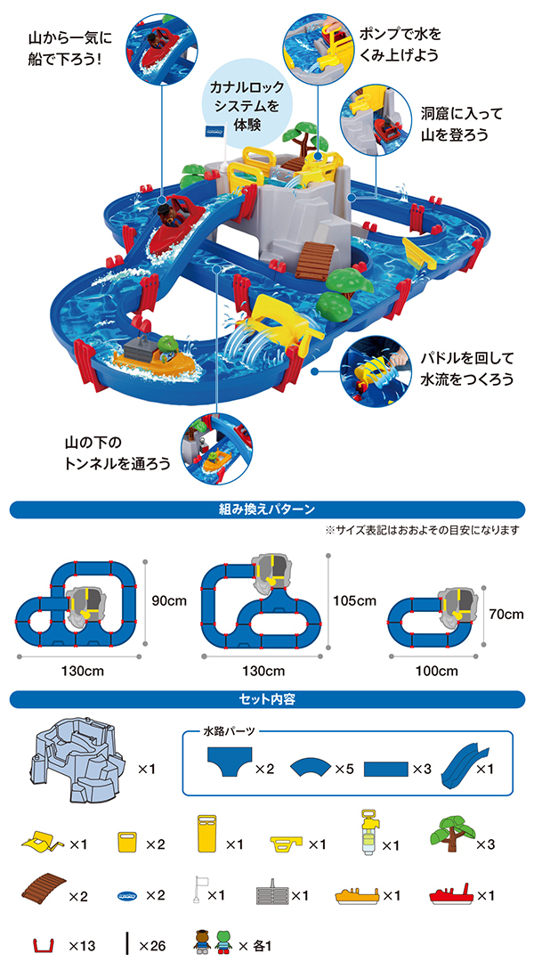 2025年度完売】アクアプレイ マウンテンレイク: ボーネルンド