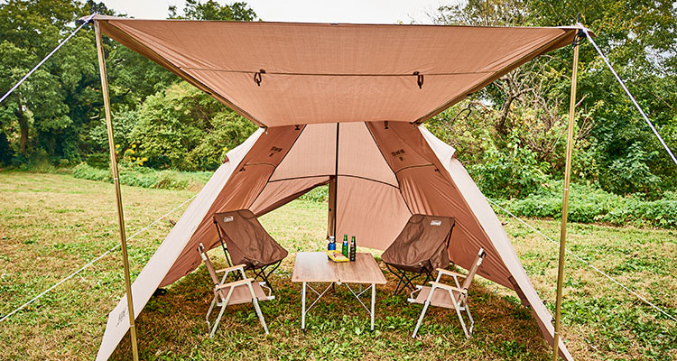 ファミリーサイズのティピー型テント、ワイドティピー / 3025