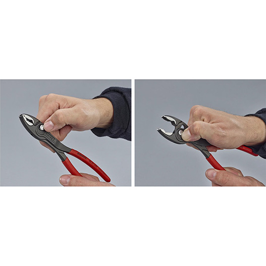 クニペックス スリップジョイントプライヤーツイングリップ 8201-200SB