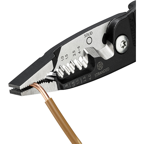 クニペックス 電工用多機能プライヤー 200mm 1371-200ME | 公式