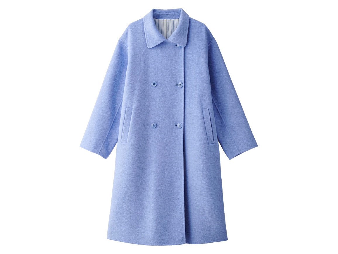 ハルメク読者と作ったウールリバーコート（ロング丈）(02_M 22_ライト