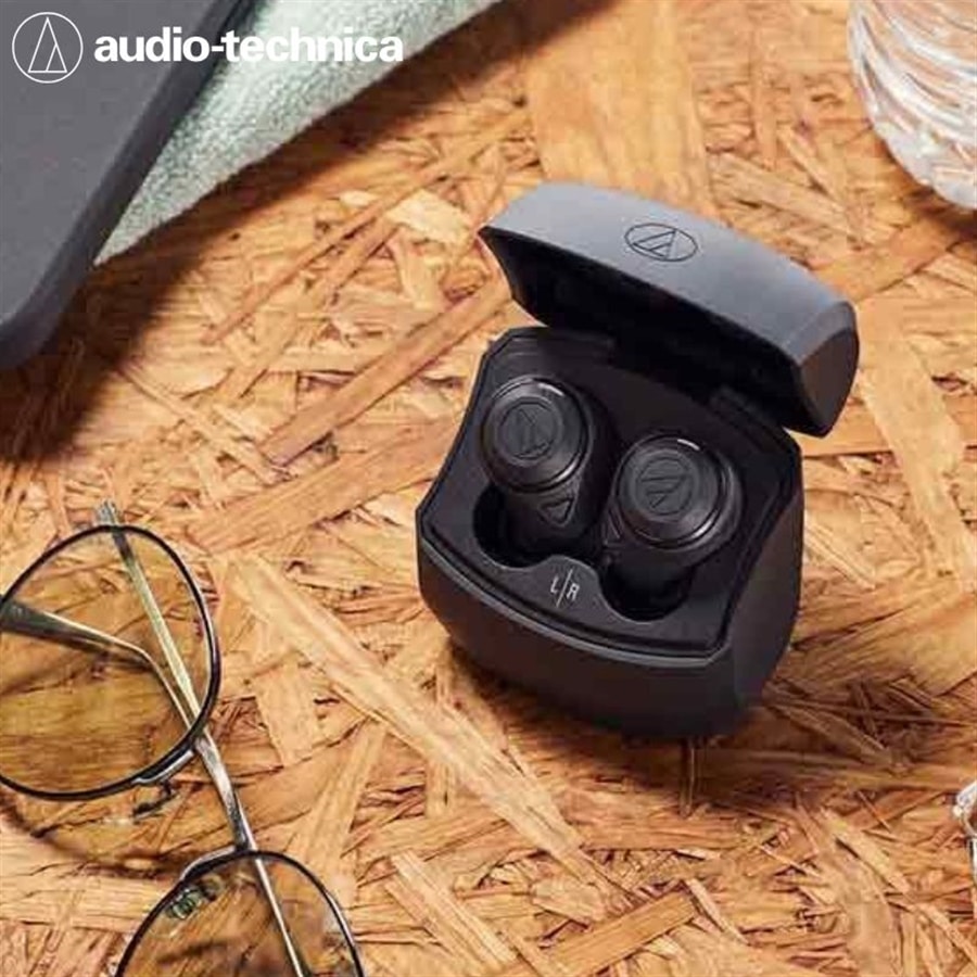 オーディオテクニカ 完全ワイヤレスイヤホン ブラック ATH-CKS50TW BK